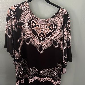 Batwing dressy top